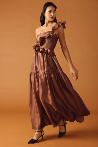 FIND THE ANSWER WOVEN MAXI DRESS - Glamourous Grace