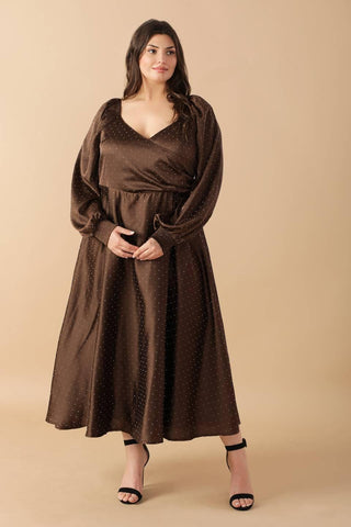 ROMANTIC LOVER EMBELLISHED WOVEN MIDI DRESS - Glamourous Grace