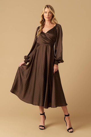 ROMANTIC LOVER EMBELLISHED WOVEN MIDI DRESS - Glamourous Grace
