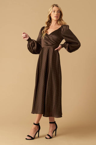 ROMANTIC LOVER EMBELLISHED WOVEN MIDI DRESS - Glamourous Grace