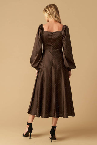 ROMANTIC LOVER EMBELLISHED WOVEN MIDI DRESS - Glamourous Grace