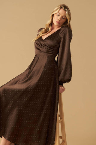ROMANTIC LOVER EMBELLISHED WOVEN MIDI DRESS - Glamourous Grace
