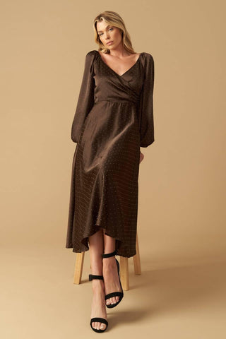 ROMANTIC LOVER EMBELLISHED WOVEN MIDI DRESS - Glamourous Grace