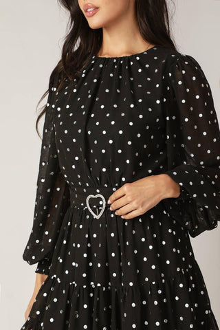 DANCING IN THE RAIN WOVEN MINI DRESS - Glamourous Grace