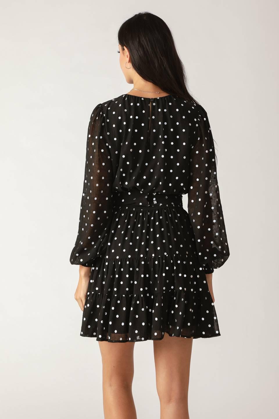 DANCING IN THE RAIN WOVEN MINI DRESS - Glamourous Grace