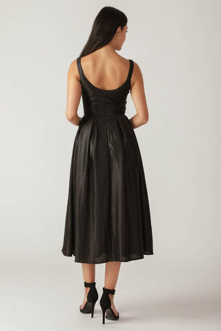 FLUTTERING FIELDS WOVEN MIDI DRESS - Glamourous Grace