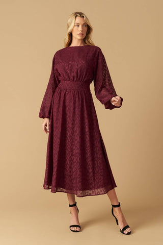 TOO GOOD TO BE TRUE WOVEN MIDI DRESS - Glamourous Grace
