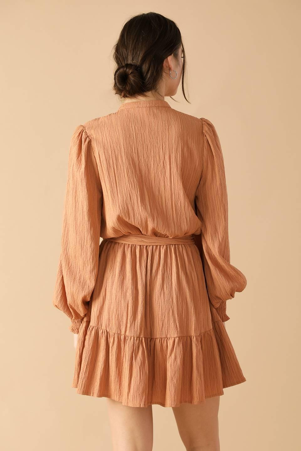 WANDERING MIND WOVEN MINI DRESS - Glamourous Grace
