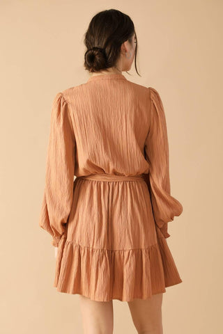 WANDERING MIND WOVEN MINI DRESS - Glamourous Grace