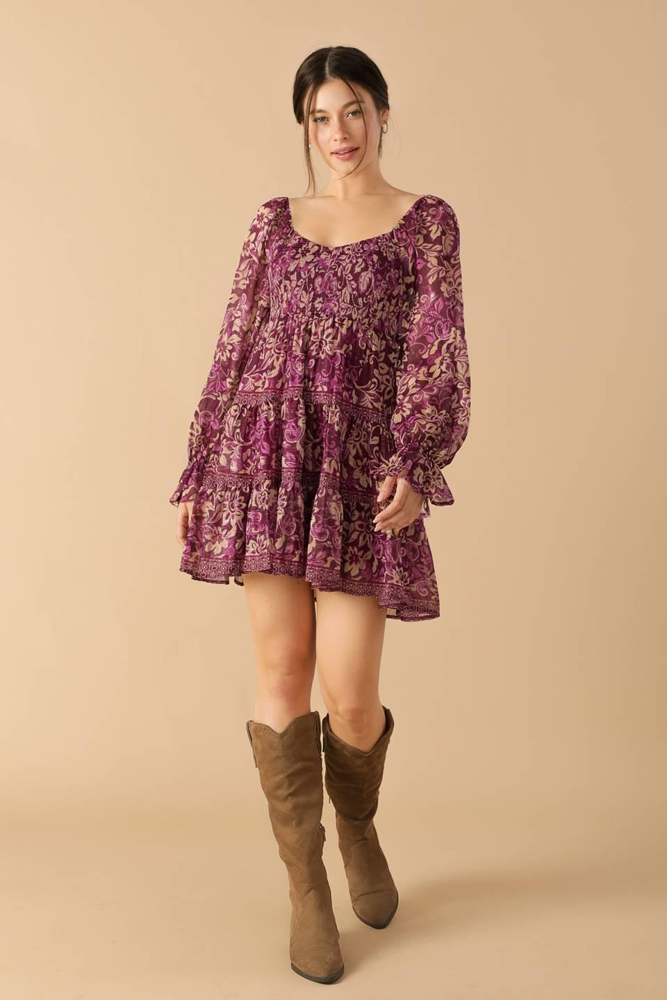 SERENE RADIANCE WOVEN MINI DRESS - Glamourous Grace
