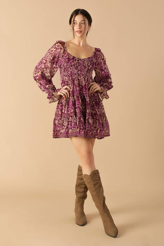 SERENE RADIANCE WOVEN MINI DRESS - Glamourous Grace