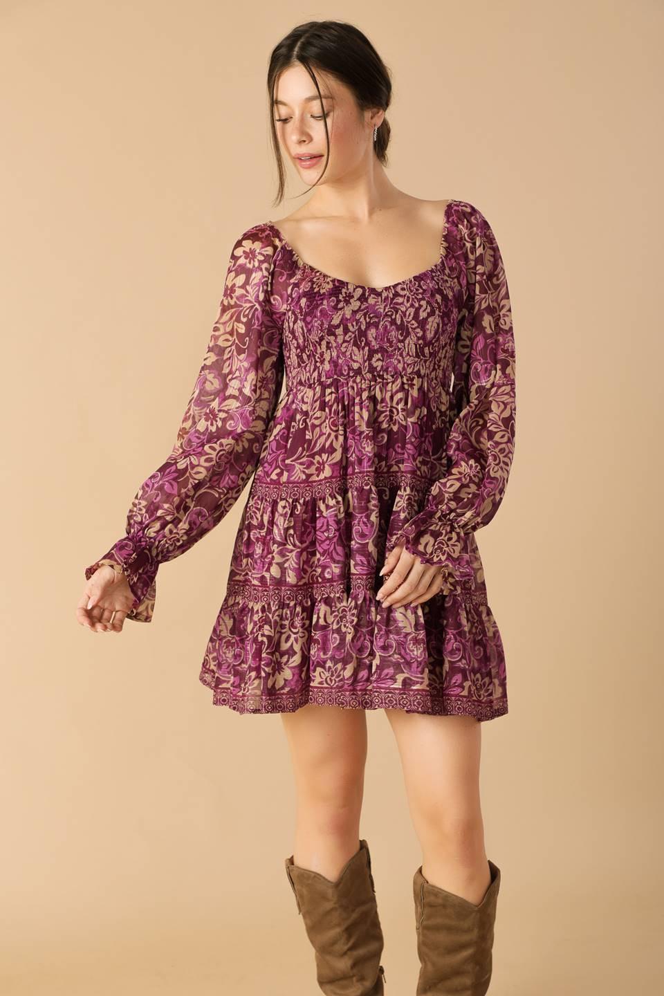 SERENE RADIANCE WOVEN MINI DRESS - Glamourous Grace