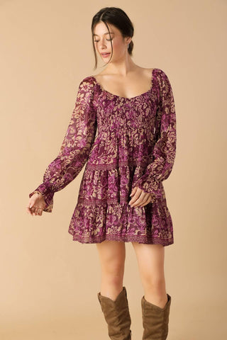 SERENE RADIANCE WOVEN MINI DRESS - Glamourous Grace