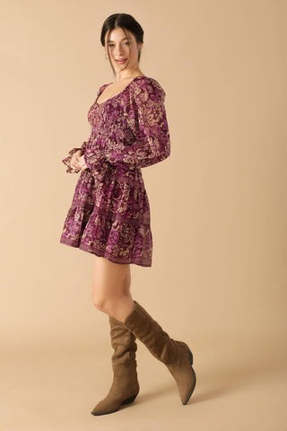 SERENE RADIANCE WOVEN MINI DRESS - Glamourous Grace