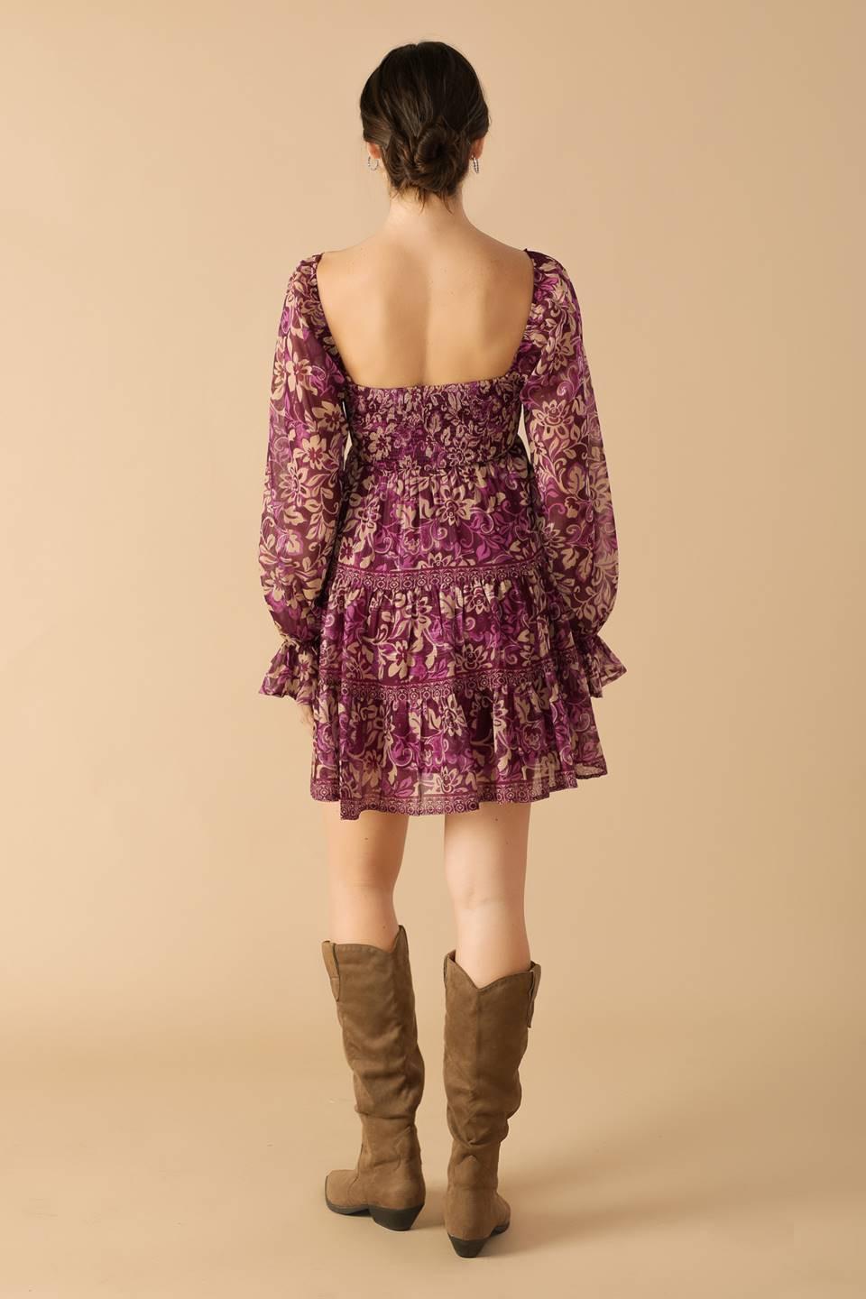SERENE RADIANCE WOVEN MINI DRESS - Glamourous Grace
