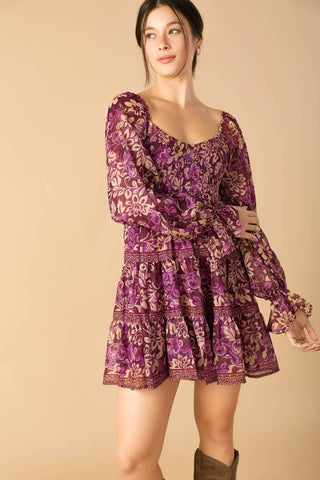 SERENE RADIANCE WOVEN MINI DRESS - Glamourous Grace
