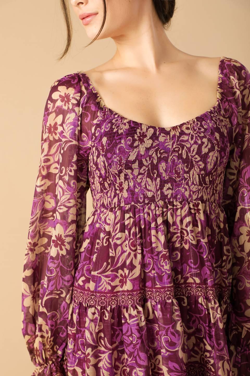 SERENE RADIANCE WOVEN MINI DRESS - Glamourous Grace