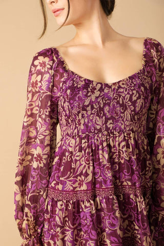 SERENE RADIANCE WOVEN MINI DRESS - Glamourous Grace