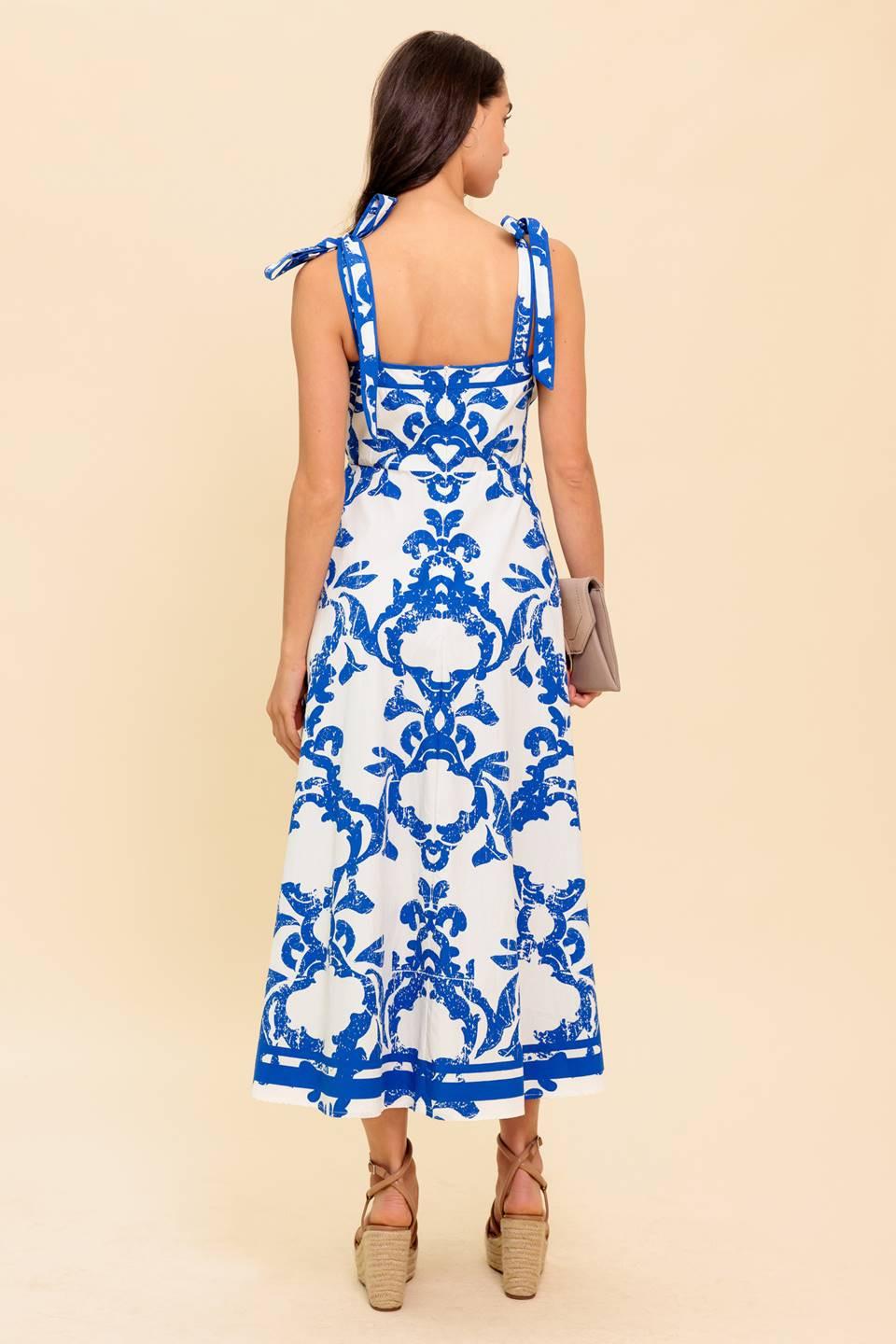 ADAIR PASSPORT TO THE SUN WOVEN MIDI DRESS - Glamourous Grace