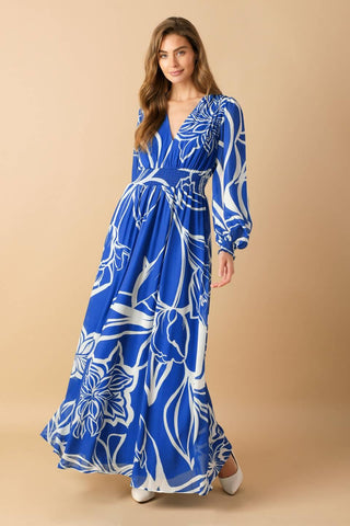 DANCING DEWDROPS WOVEN MAXI DRESS - Glamourous Grace
