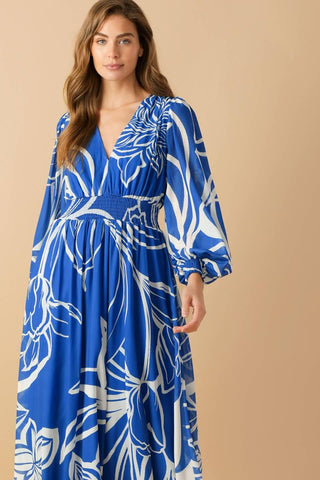 DANCING DEWDROPS WOVEN MAXI DRESS - Glamourous Grace
