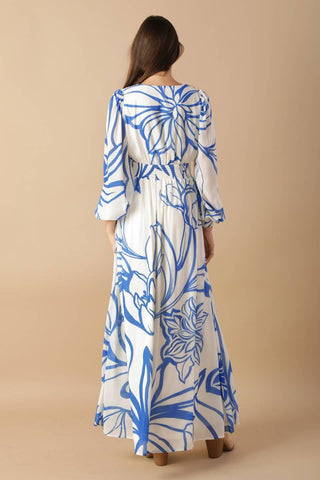 DANCING DEWDROPS WOVEN MAXI DRESS - Glamourous Grace