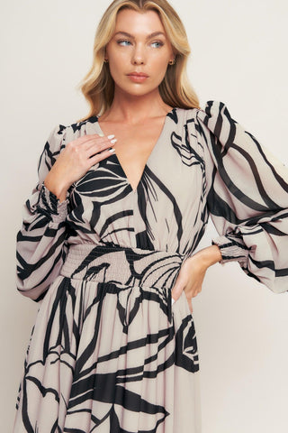 DANCING DEWDROPS WOVEN MAXI DRESS - Glamourous Grace