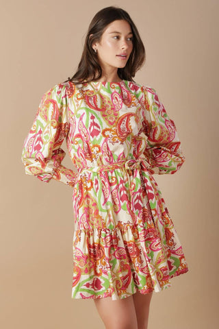 DREAM WEAVER WOVEN MINI DRESS - Glamourous Grace
