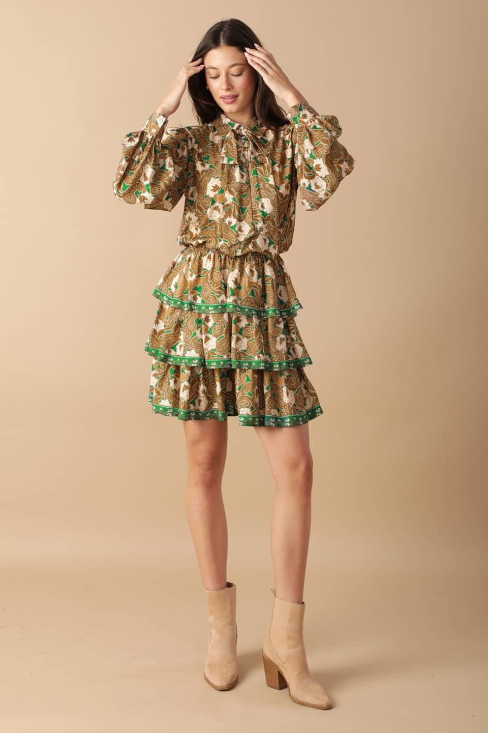 OPEN PATH WOVEN MINI DRESS - Glamourous Grace
