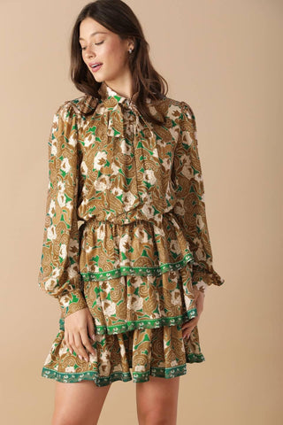 OPEN PATH WOVEN MINI DRESS - Glamourous Grace