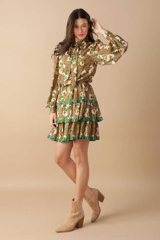 OPEN PATH WOVEN MINI DRESS - Glamourous Grace