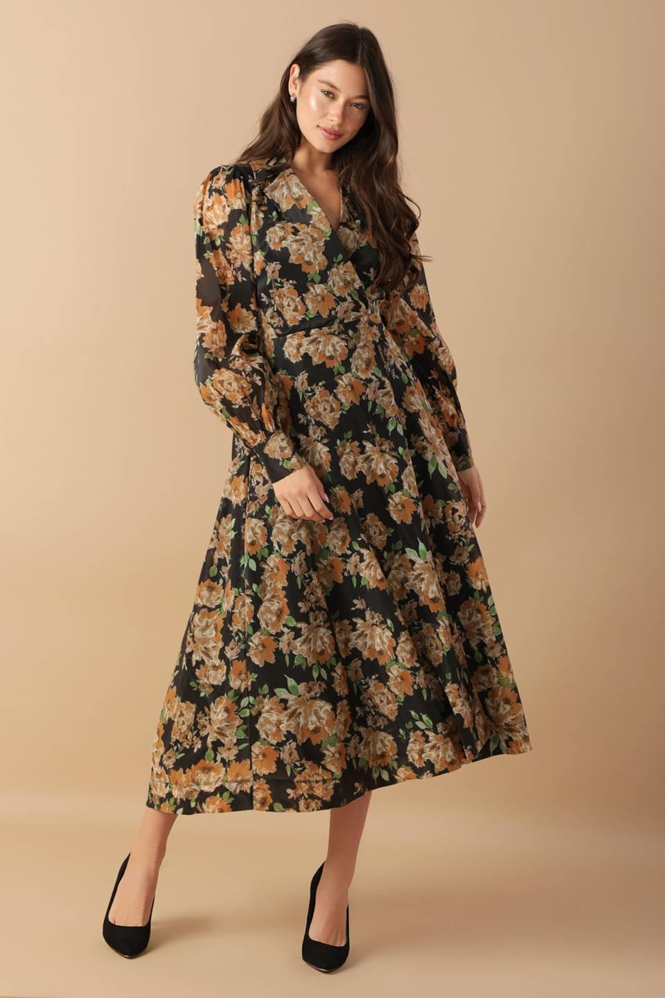 TIME TO EVOLVE WOVEN MIDI DRESS - Glamourous Grace