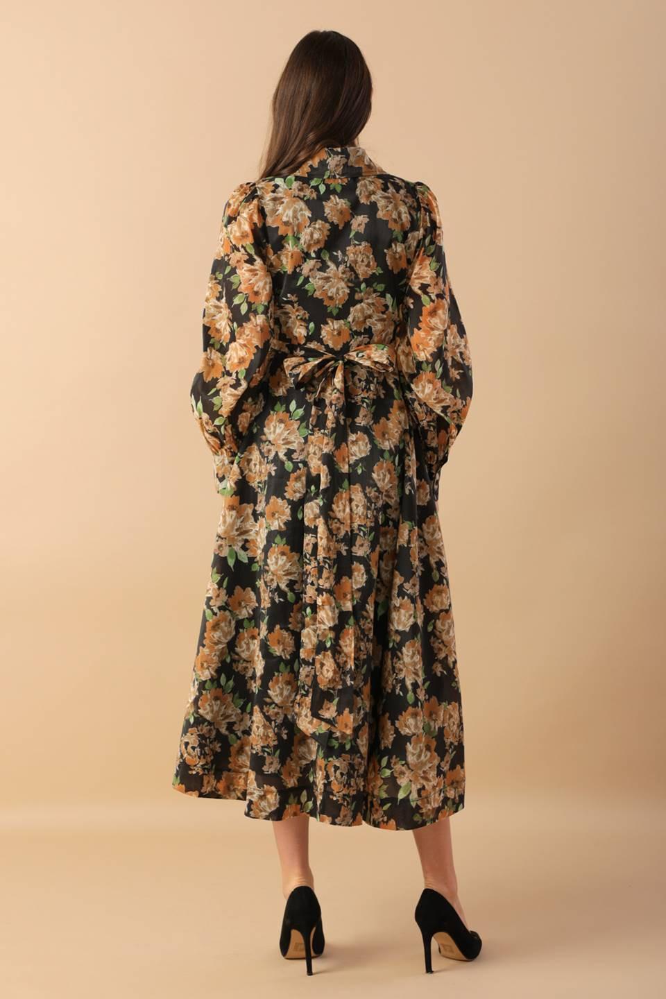 TIME TO EVOLVE WOVEN MIDI DRESS - Glamourous Grace