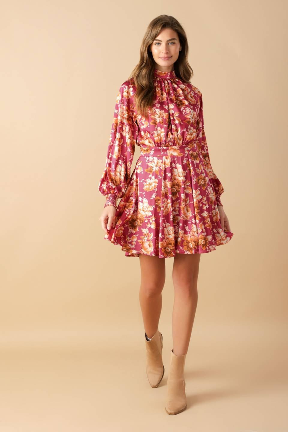 LUXE LEGACY WOVEN MINI DRESS - Glamourous Grace