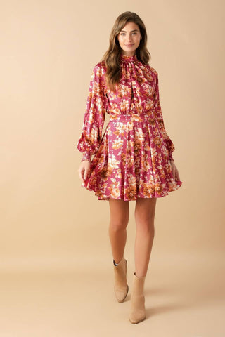 LUXE LEGACY WOVEN MINI DRESS - Glamourous Grace