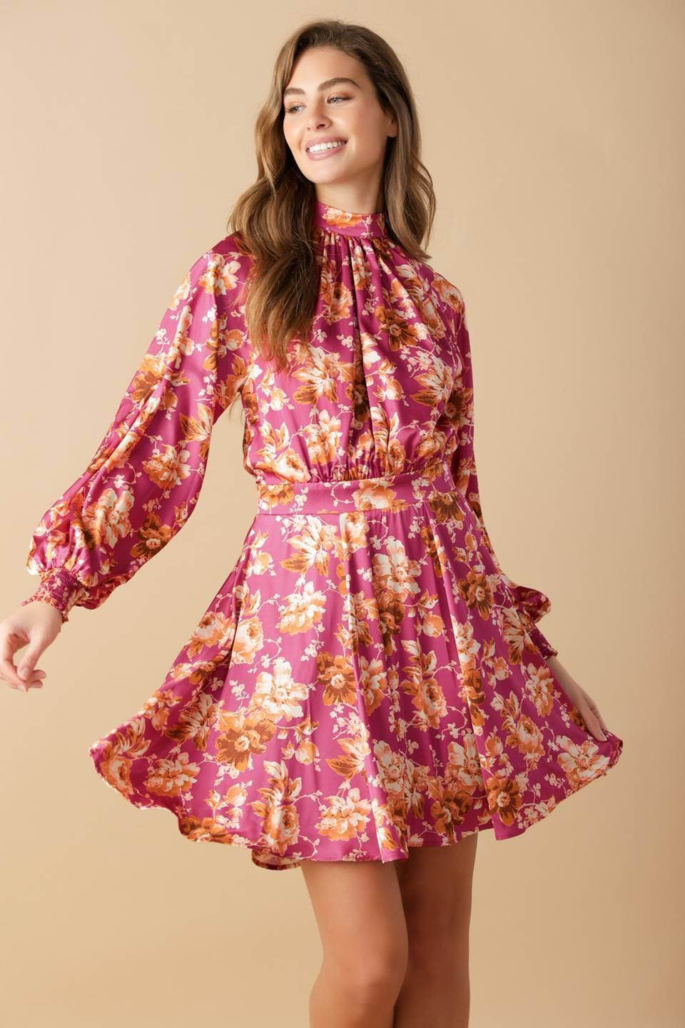 LUXE LEGACY WOVEN MINI DRESS - Glamourous Grace