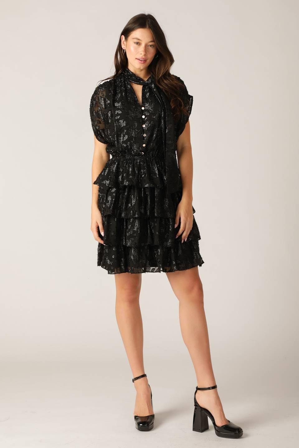 NOT I KNOW WOVEN MINI DRESS - Glamourous Grace