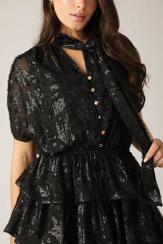 NOT I KNOW WOVEN MINI DRESS - Glamourous Grace