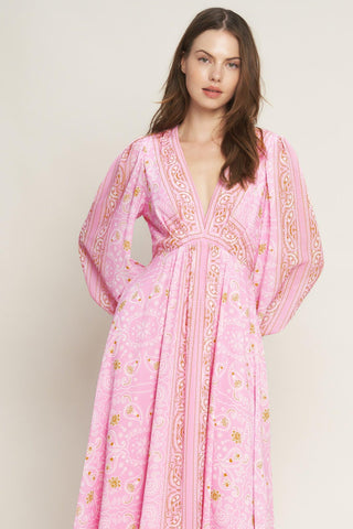 RIPPLES OF TIME WOVEN MAXI DRESS - Glamourous Grace