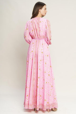 RIPPLES OF TIME WOVEN MAXI DRESS - Glamourous Grace