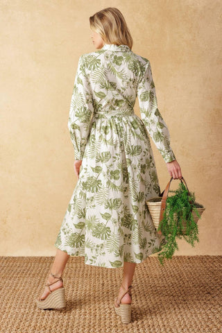 WANT YOU AROUND WOVEN MIDI DRESS - Glamourous Grace