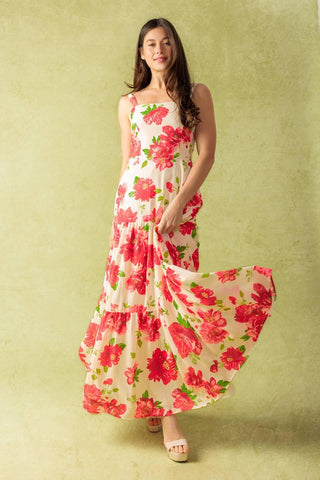 LOST IN THE DETAILS WOVEN MAXI DRESS - Glamourous Grace