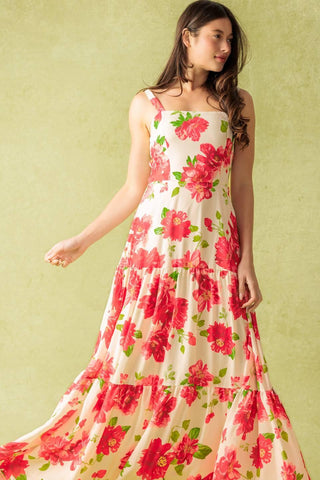 LOST IN THE DETAILS WOVEN MAXI DRESS - Glamourous Grace
