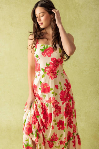 LOST IN THE DETAILS WOVEN MAXI DRESS - Glamourous Grace