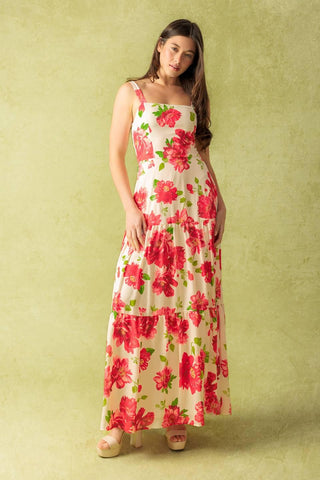 LOST IN THE DETAILS WOVEN MAXI DRESS - Glamourous Grace