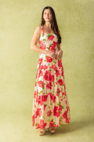 LOST IN THE DETAILS WOVEN MAXI DRESS - Glamourous Grace