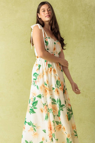 A PERFECT MATCH WOVEN MAXI DRESS - Glamourous Grace