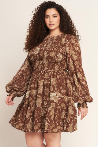 SWEET REMINISCENCE WOVEN MINI DRESS - Glamourous Grace