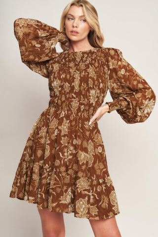 SWEET REMINISCENCE WOVEN MINI DRESS - Glamourous Grace