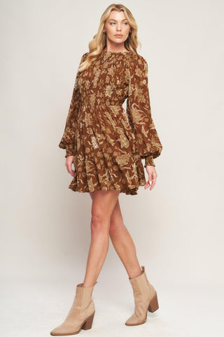 SWEET REMINISCENCE WOVEN MINI DRESS - Glamourous Grace